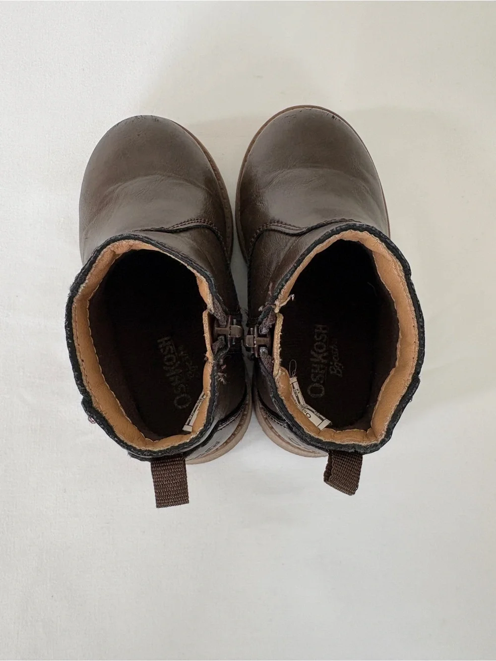 SOLD Oshkosh B'gosh Dark Brown Kids Chelsea Boots - Toddler Size 7